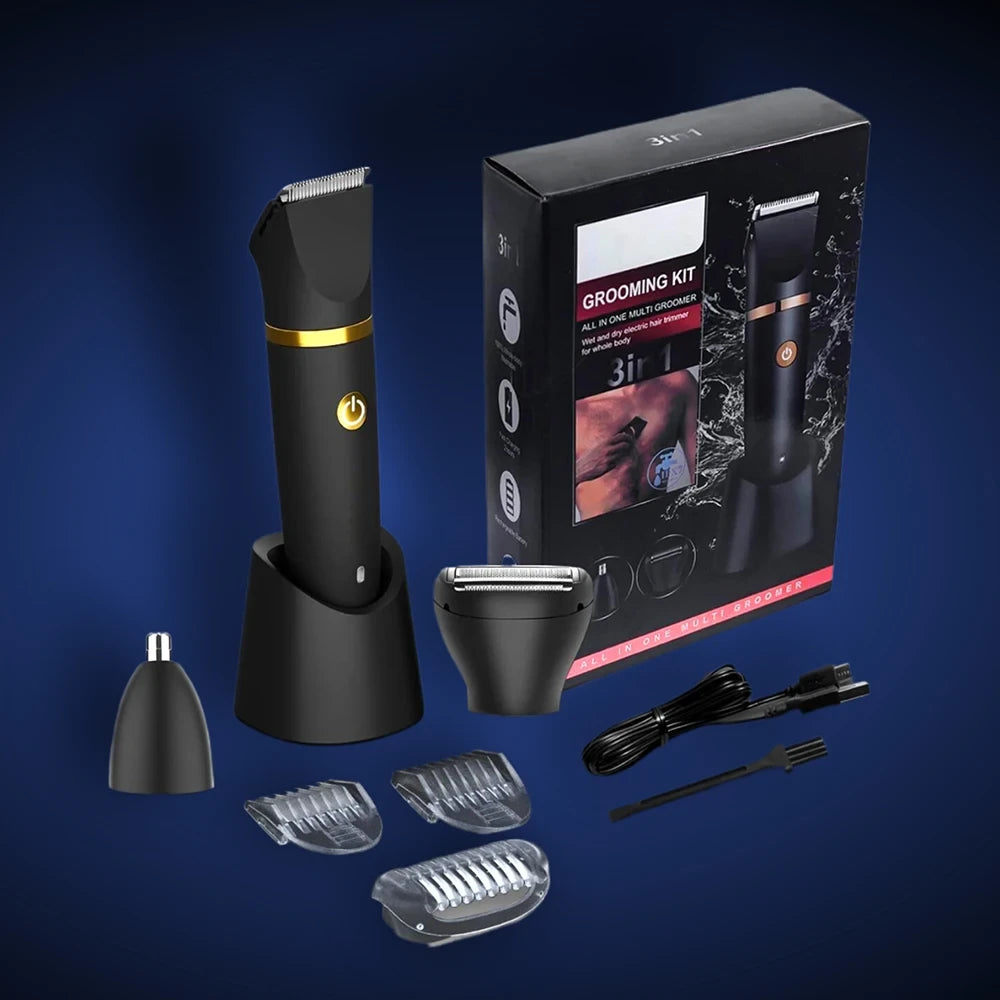 Three-in-One Electric Bikini Trimmer