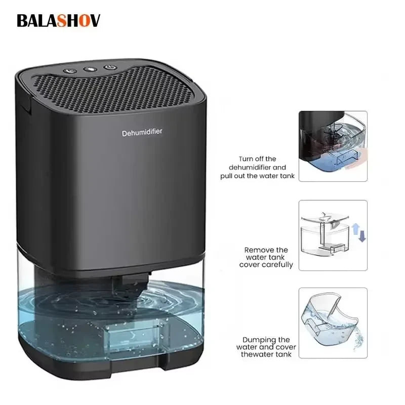 Portable Bedroom Air Dehumidifier