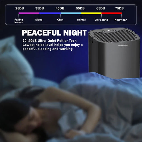 Portable Bedroom Air Dehumidifier