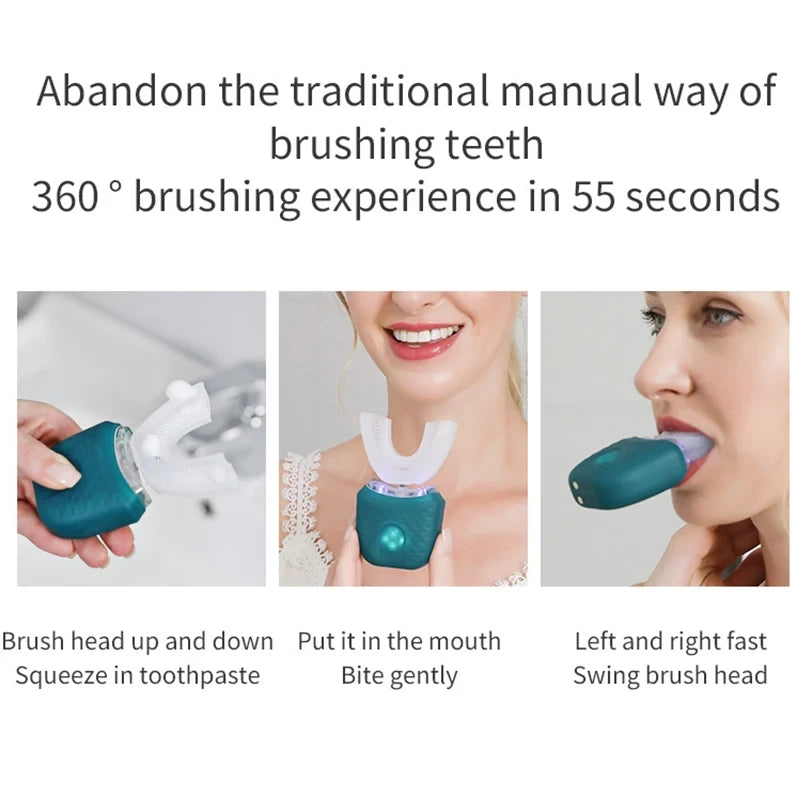 Portable Silicone Ultrasonic Toothbrush