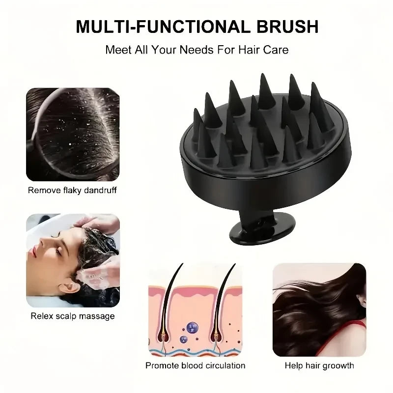 Long Handle Silicone Bath Brush Set
